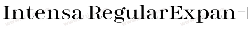Intensa RegularExpan字体转换